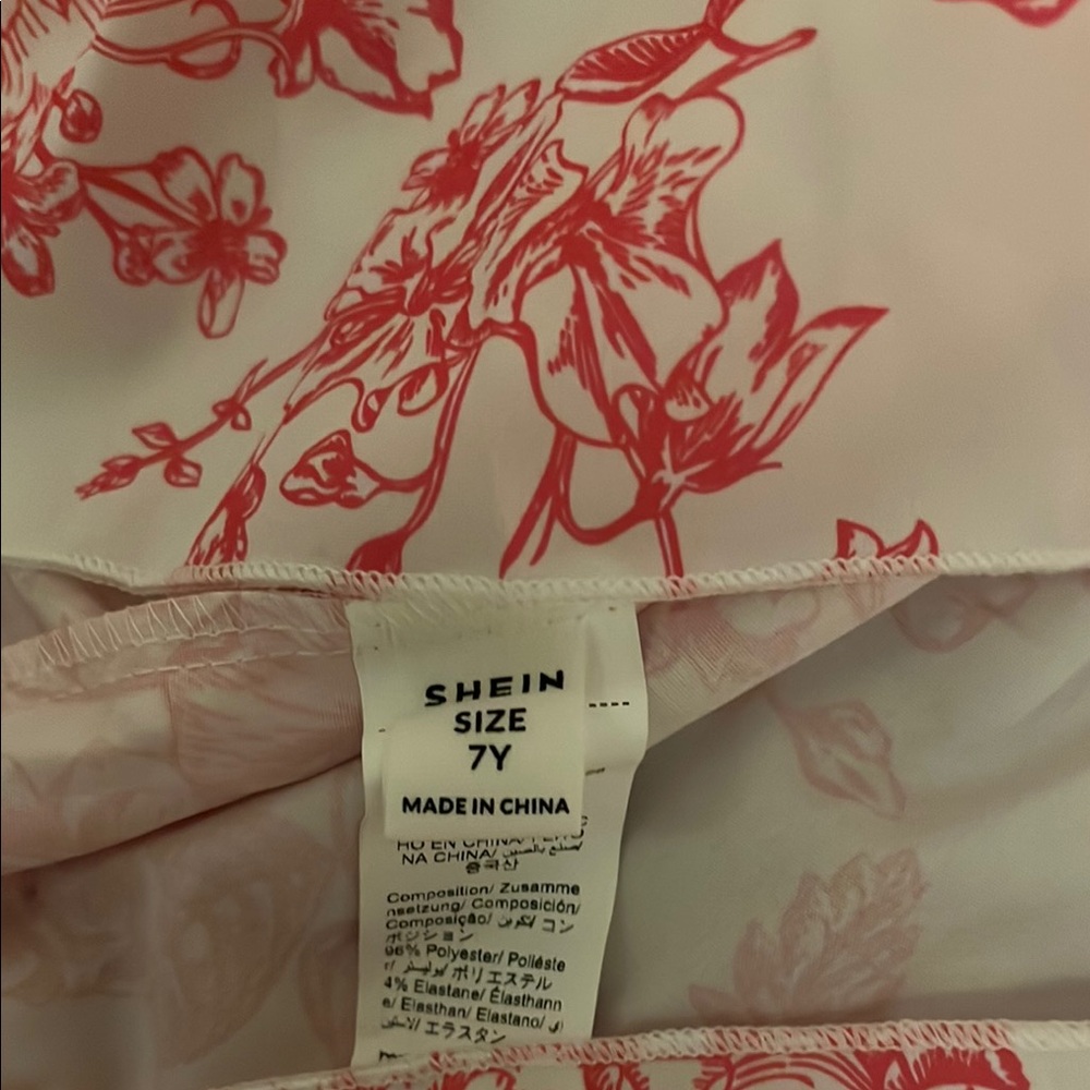 Pink Floral Print Summer Dress - Picture 5 of 5